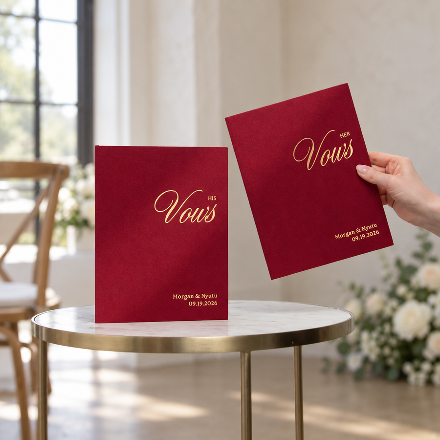 What Is a Wedding Vow Book? Everything You Need to Know