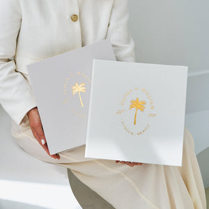 Silky White + Real Gold | Album, Beach Theme