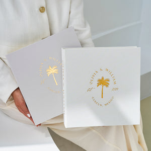 Silky White + Real Gold | Album, Beach Theme