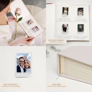 Silky White + Real Gold |  Guest Book