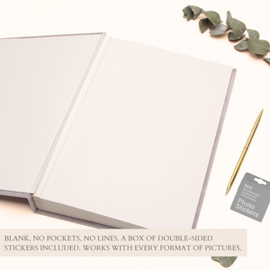 Classic Gray Velour + Rose Gold | Guest Book