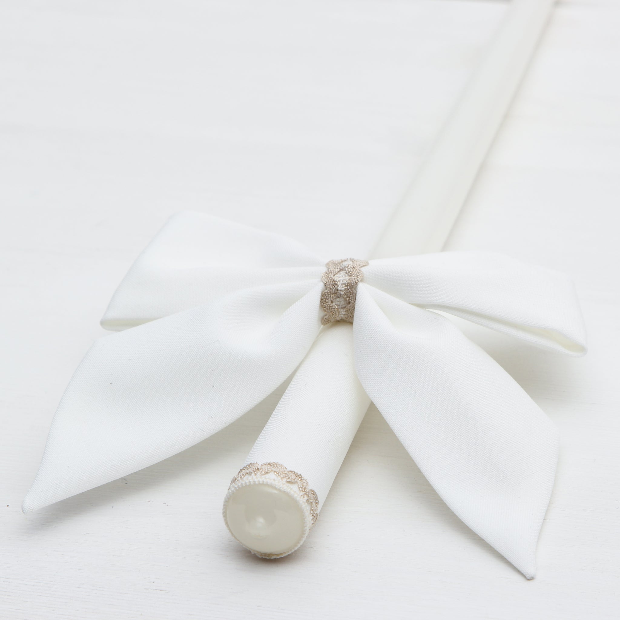 Candle Decoration Baptism Candle Deco Communion Decoration White Color, Christening Confirmation - Liumy 