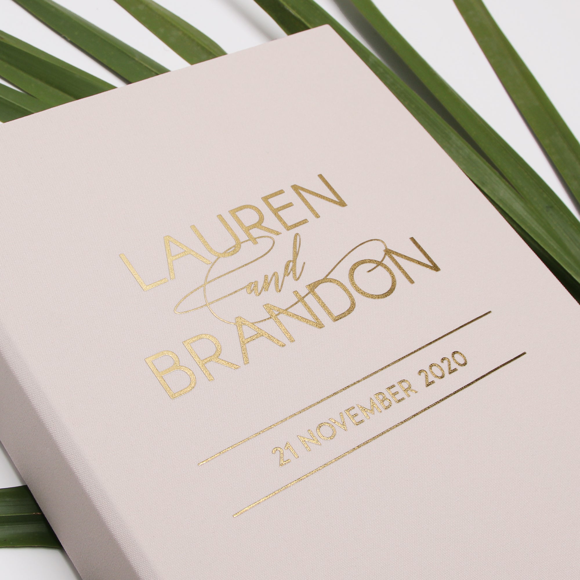 Cream + Real Gold  | Guest Book
