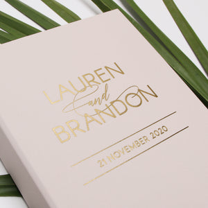 Cream + Real Gold  | Guest Book