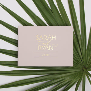 Cream + Real Gold  | Guest Book