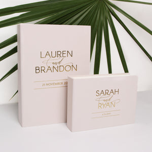 Cream + Real Gold  | Guest Book